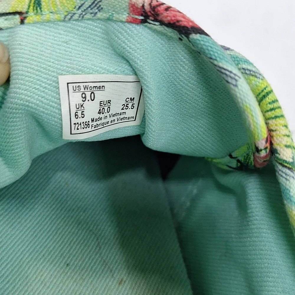 Vans Ultra Cush Flamingo Tropical Low Top Lace-Up Sneaker Tennis Shoes - Size 9 - Picture 7 of 11